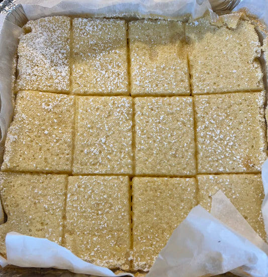 gluten free lemon squares